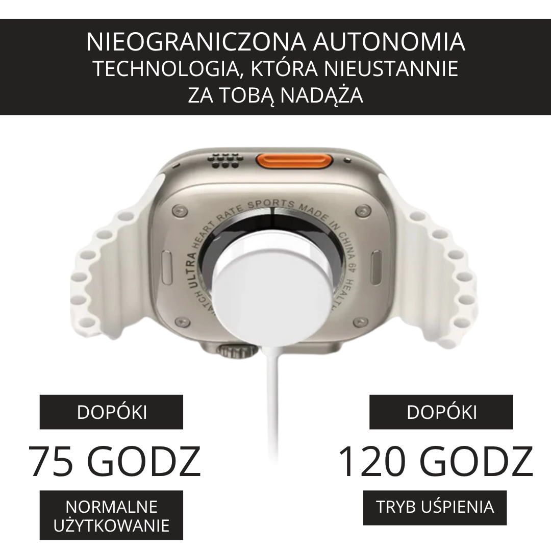 Smartwatch Ultra Pro + 2 paskami DARMOWY